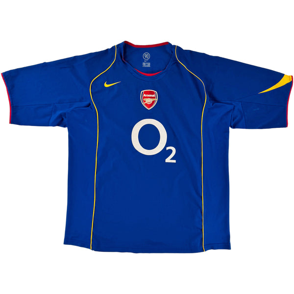 2004-06 Arsenal Uit Shirt Bergkamp - Oldschool Voetbalshirts