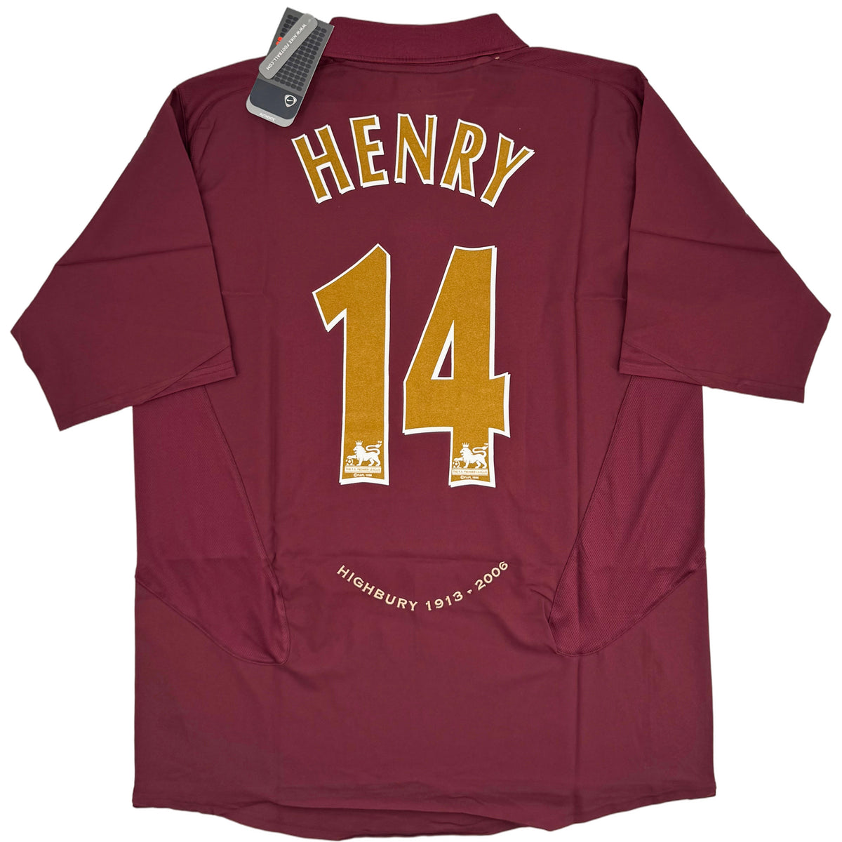2005-06 Arsenal Thuis Shirt Henry - Oldschool Voetbalshirts
