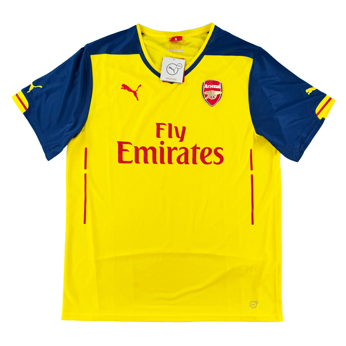 2014-15 Arsenal Uit Shirt - 10/10 - (L & XL) - Oldschool Voetbalshirts