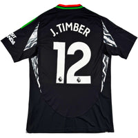 2024-25 Arsenal Uit Shirt Timber - Oldschool Voetbalshirts