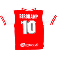 1996-98 Arsenal Thuis Shirt Bergkamp - Oldschool Voetbalshirts