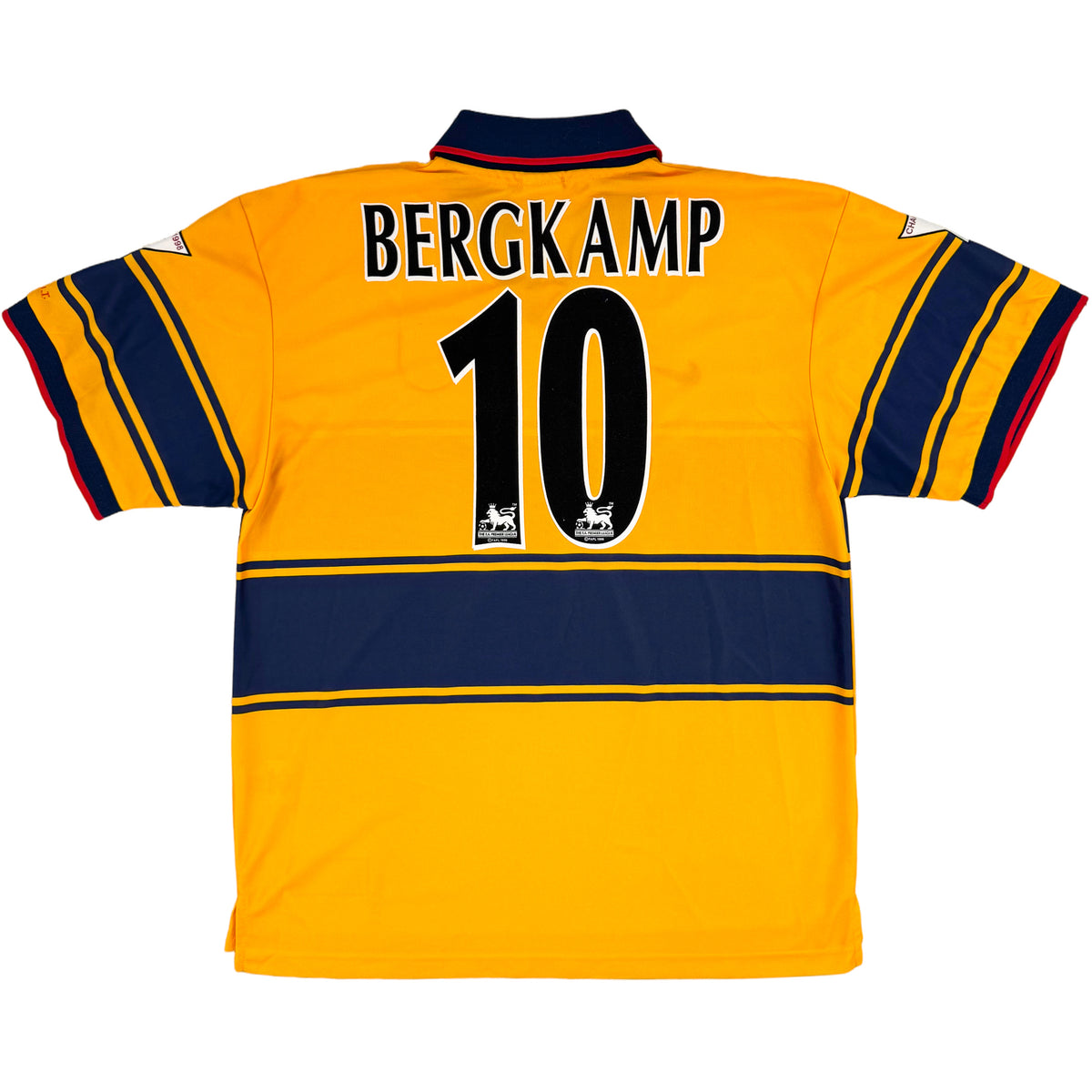 1997-99 Arsenal Uit Shirt Bergkamp - Oldschool Voetbalshirts