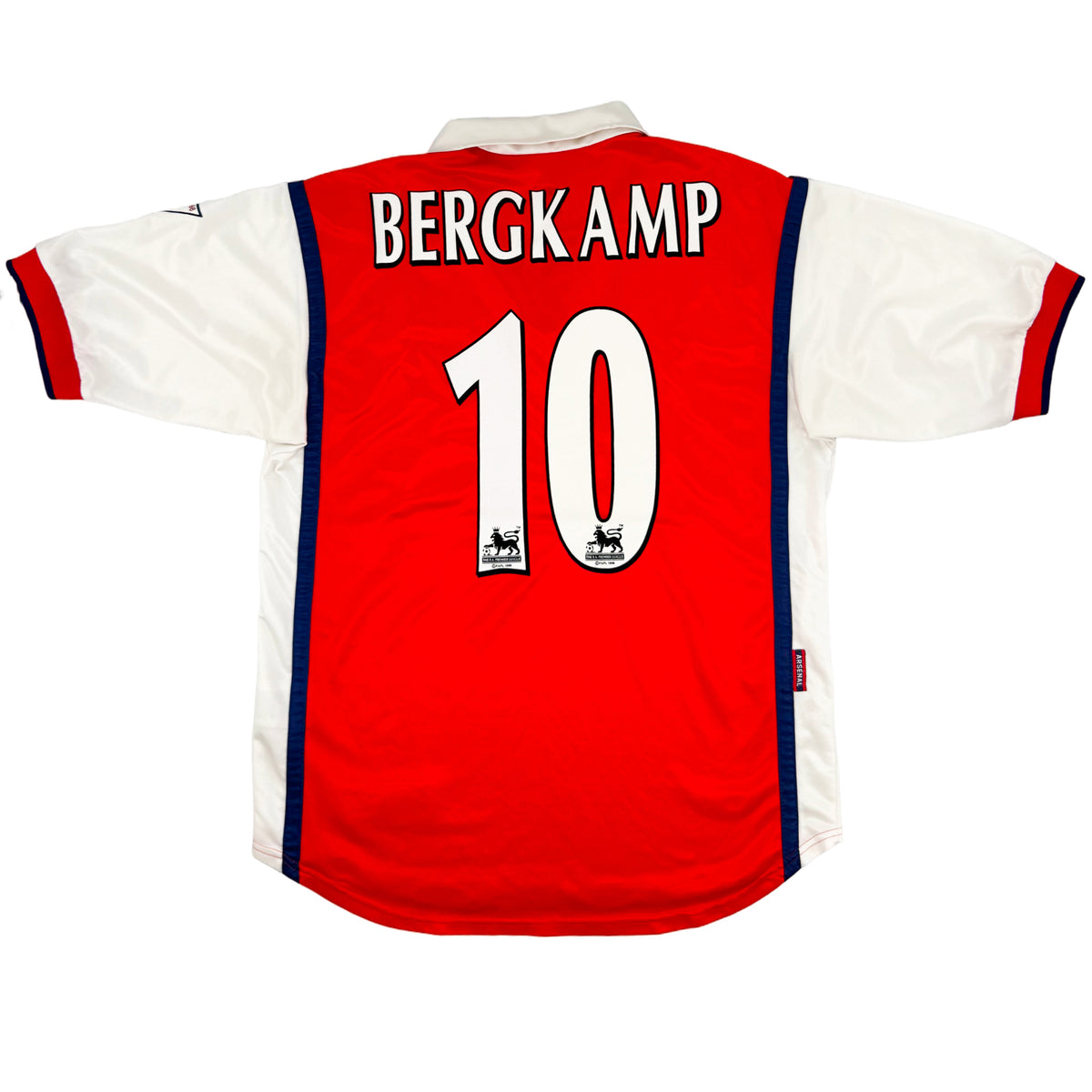 1998-99 Arsenal Thuis Shirt Bergkamp - Oldschool Voetbalshirts