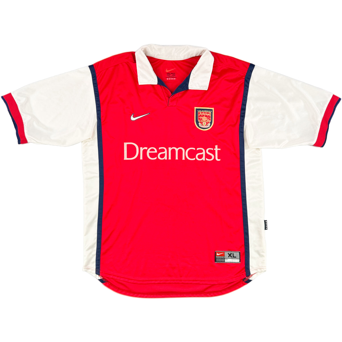 1999-00 Arsenal Thuis Shirt Bergkamp - Oldschool Voetbalshirts