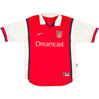 1999-00 Arsenal Thuis Shirt Bergkamp - Oldschool Voetbalshirts