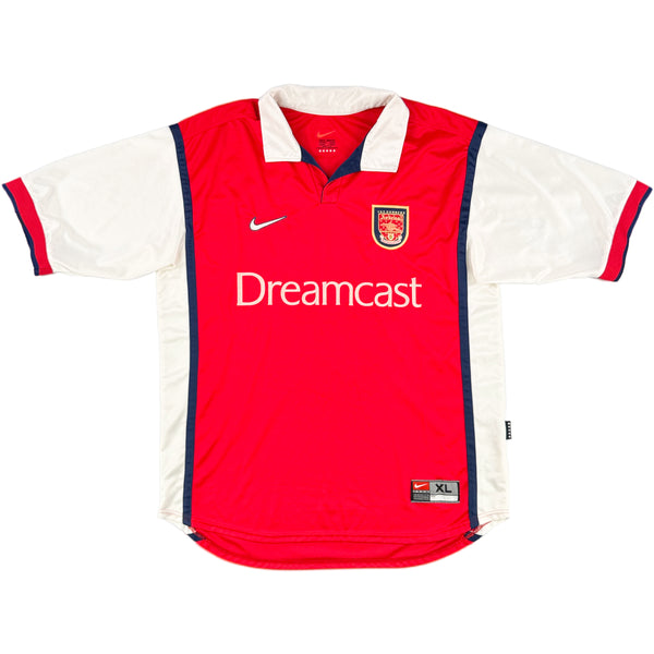 1999-00 Arsenal Thuis Shirt Bergkamp - Oldschool Voetbalshirts