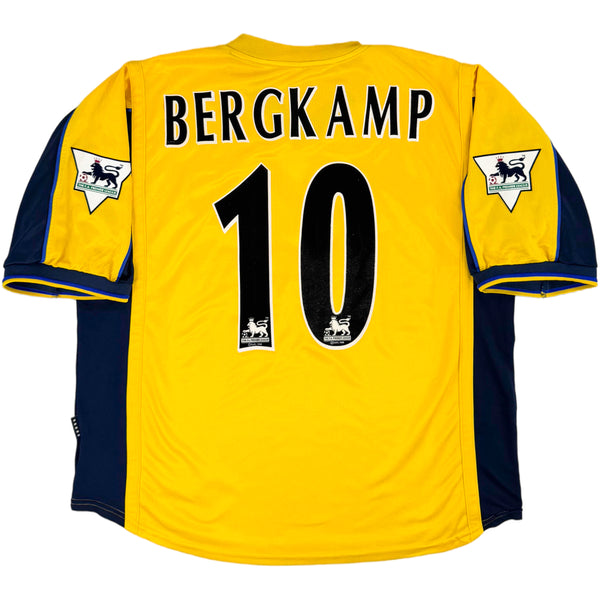 1999-01 Arsenal Uit Shirt Bergkamp - Oldschool Voetbalshirts