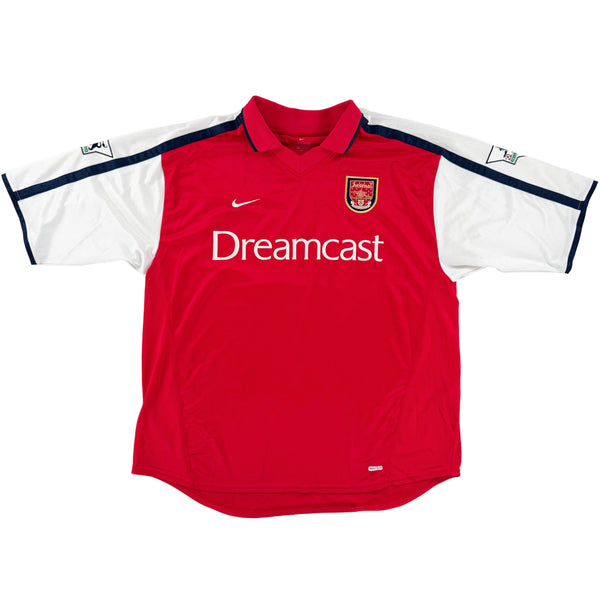 2000-02 Arsenal Thuis Shirt Bergkamp - Oldschool Voetbalshirts