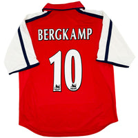 2000-02 Arsenal Thuis Shirt Bergkamp - Oldschool Voetbalshirts