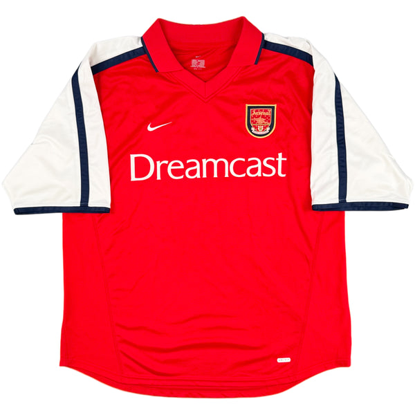 2000-02 Arsenal Thuis Shirt Bergkamp - Oldschool Voetbalshirts