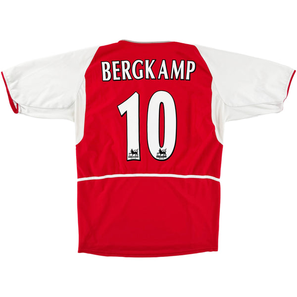 2002-04 Arsenal Thuis Shirt Bergkamp - Oldschool Voetbalshirts