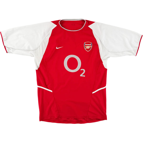 2002-04 Arsenal Thuis Shirt Bergkamp - Oldschool Voetbalshirts