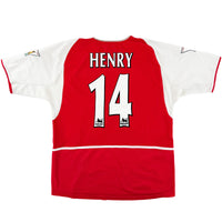 2002-04 Arsenal Thuis Shirt Henry - Oldschool Voetbalshirts