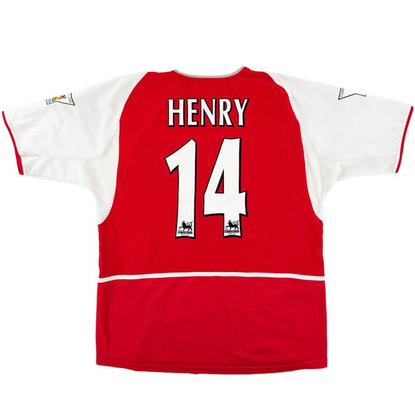 2002-04 Arsenal Thuis Shirt Henry - Oldschool Voetbalshirts