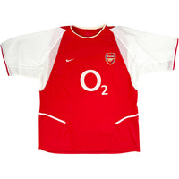 2002-04 Arsenal Thuis Shirt Bergkamp - Oldschool Voetbalshirts
