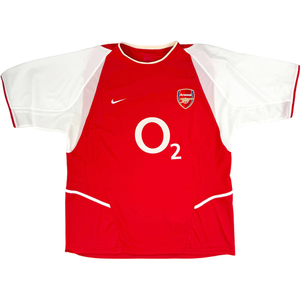 2002-04 Arsenal Thuis Shirt Bergkamp - Oldschool Voetbalshirts