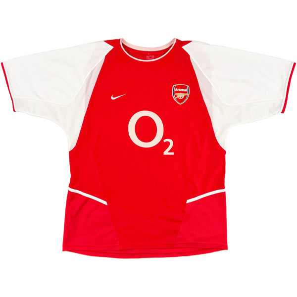 2002-04 Arsenal Thuis Shirt Bergkamp - Oldschool Voetbalshirts
