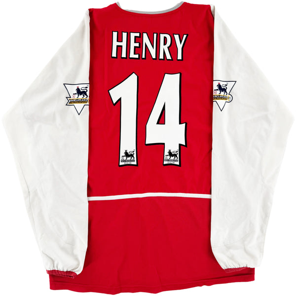 2002-04 Arsenal Thuis Shirt Henry - Oldschool Voetbalshirts
