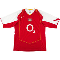 2004-05 Arsenal Thuis Shirt Henry - Oldschool Voetbalshirts