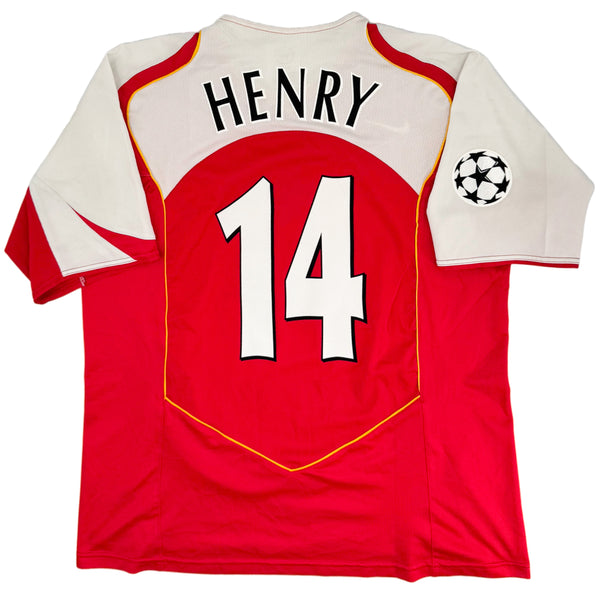 2004-05 Arsenal Thuis Shirt Henry - Oldschool Voetbalshirts