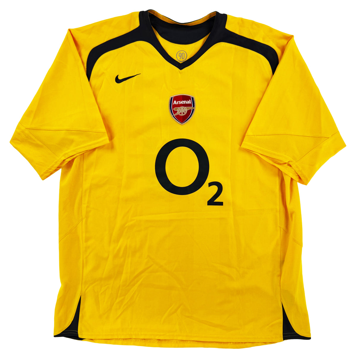 2005-06 Arsenal Uit Shirt Bergkamp #10 - 9/10 - (XL) - Oldschool Voetbalshirts