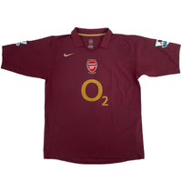 2005-06 Arsenal Thuis Shirt Bergkamp - 9/10 - (XL)