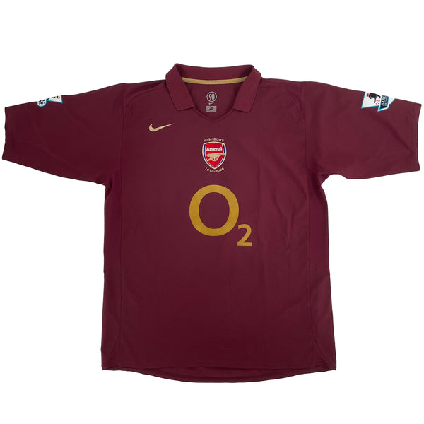 2005-06 Arsenal Thuis Shirt Bergkamp - 9/10 - (XL)