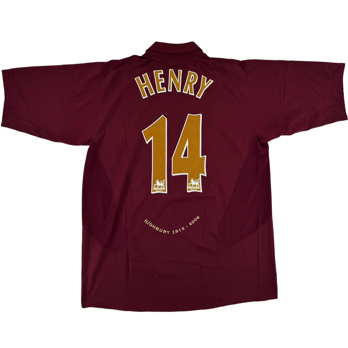 2005-06 Arsenal Thuis Shirt Henry - 9/10 - (XL) - Oldschool Voetbalshirts