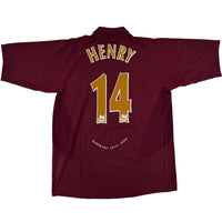 2005-06 Arsenal Thuis Shirt Henry - 9/10 - (XL) - Oldschool Voetbalshirts