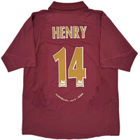2005-06 Arsenal Thuis Shirt Henry - Oldschool Voetbalshirts