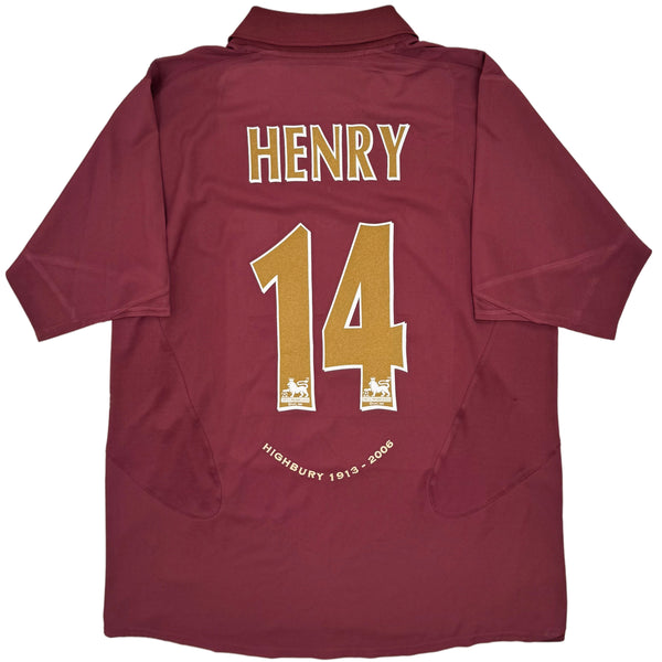 2005-06 Arsenal Thuis Shirt Henry - Oldschool Voetbalshirts