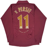 2005-06 Arsenal Thuis Shirt Van Persie - Oldschool Voetbalshirts
