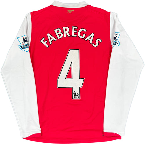 2006-07 Arsenal Thuis Shirt Fabregas #4 - 9/10 - (S) - Oldschool Voetbalshirts