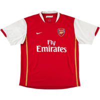 2006-08 Arsenal Thuis Shirt Fabregas - Oldschool Voetbalshirts
