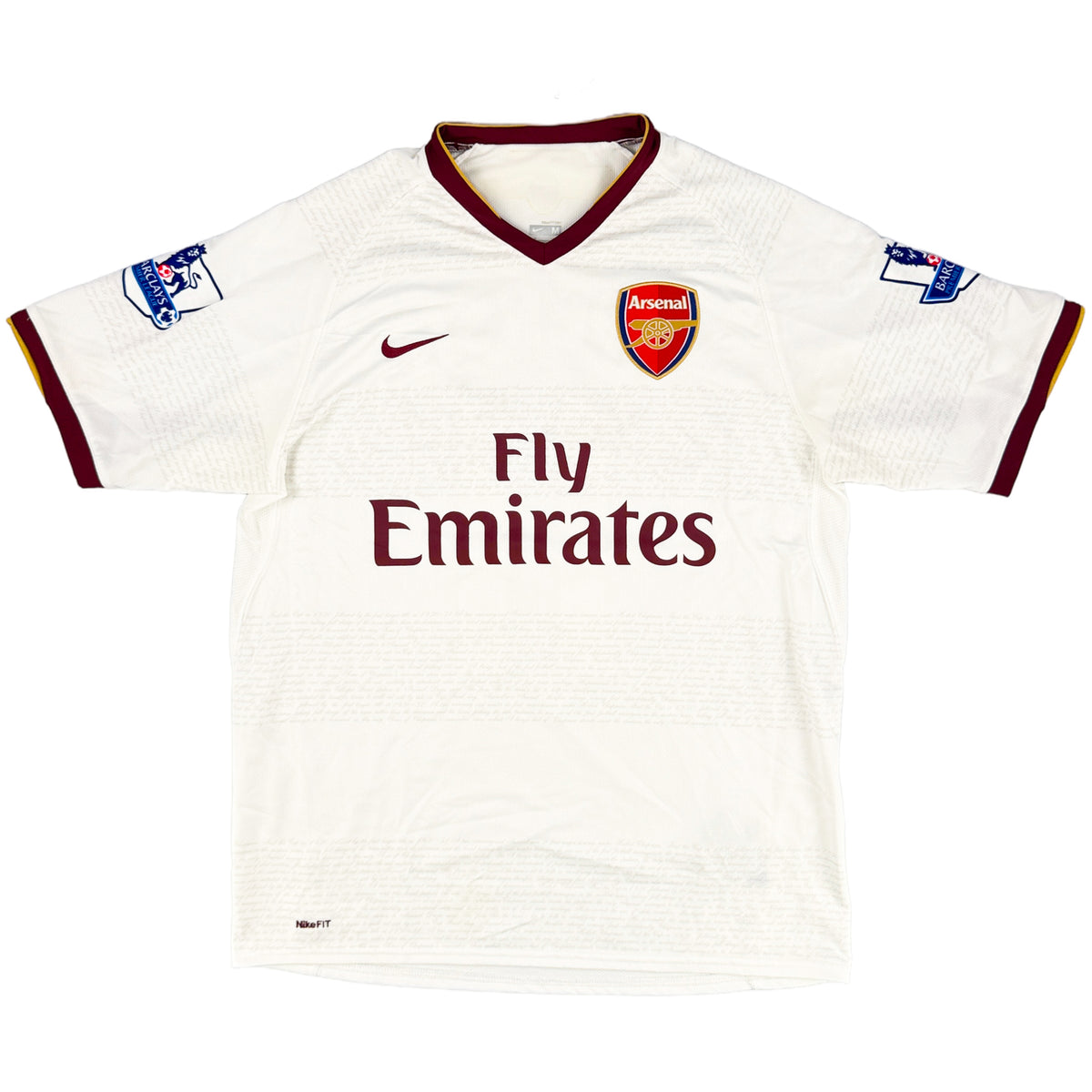 2007-08 Arsenal Uit Shirt Van Persie