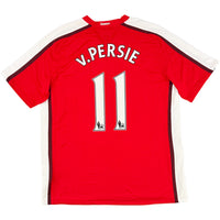 2008-10 Arsenal Thuis Shirt Van Persie - Oldschool Voetbalshirts