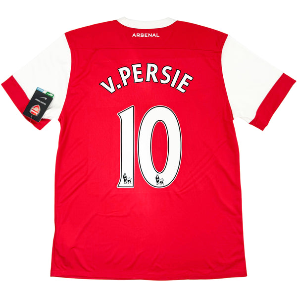 2010-11 Arsenal Thuis Shirt Van Persie - Oldschool Voetbalshirts