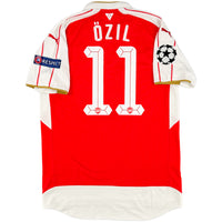 2015-16 Arsenal Thuis Shirt Özil - Oldschool Voetbalshirts