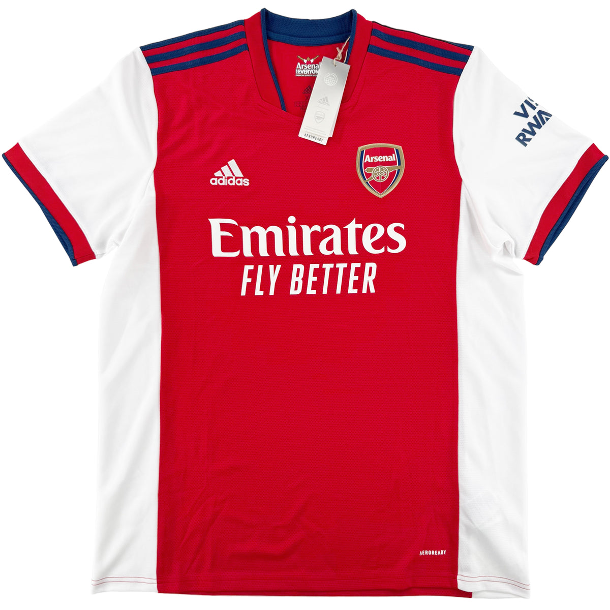 2021-22 Arsenal Thuis Shirt - Oldschool Voetbalshirts