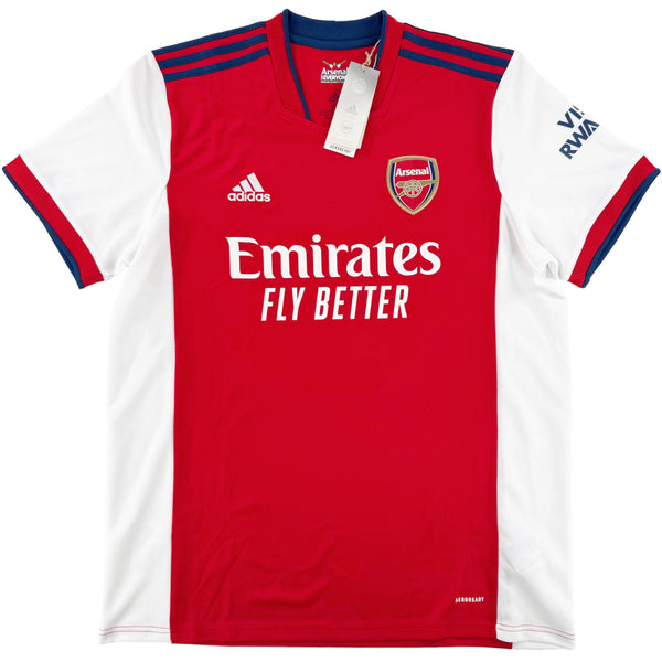 2021-22 Arsenal Thuis Shirt - Oldschool Voetbalshirts