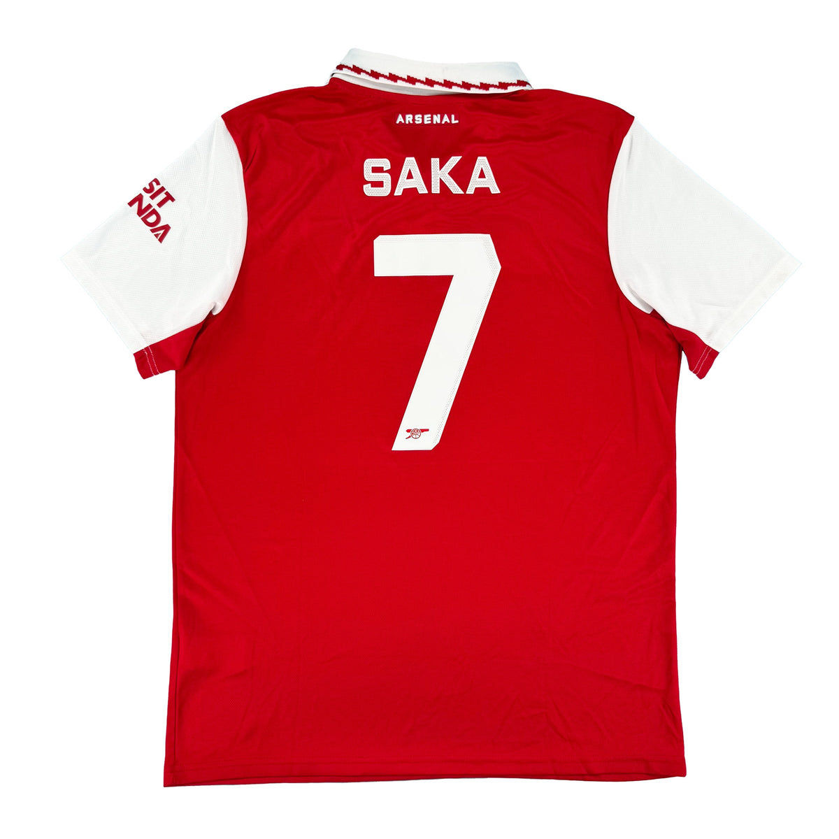 Arsenal - Home Shirt - SAKA #7 - 2022/23 - Size L - 9/10