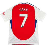 2024-25 Arsenal Thuis Shirt Saka #7 - 10/10 - (L)