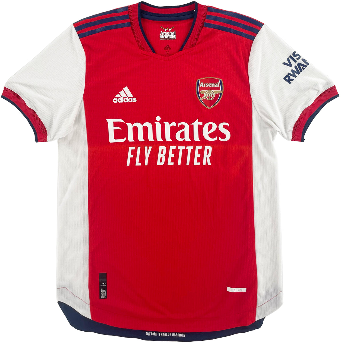 2021-22 Arsenal Authentic Thuis Shirt - 10/10 - (M) - Oldschool Voetbalshirts