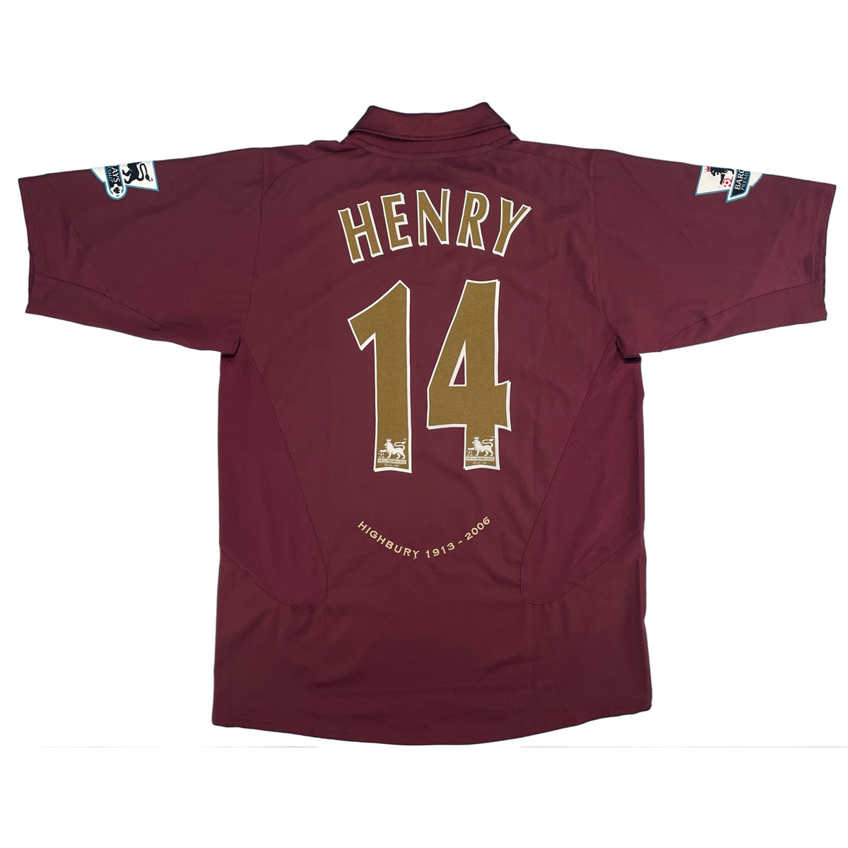 2005-06 Arsenal Thuis Shirt Henry #14 - 9/10 - (L) - Oldschool Voetbalshirts