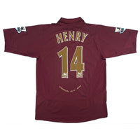 2005-06 Arsenal Thuis Shirt Henry #14 - 9/10 - (L) - Oldschool Voetbalshirts