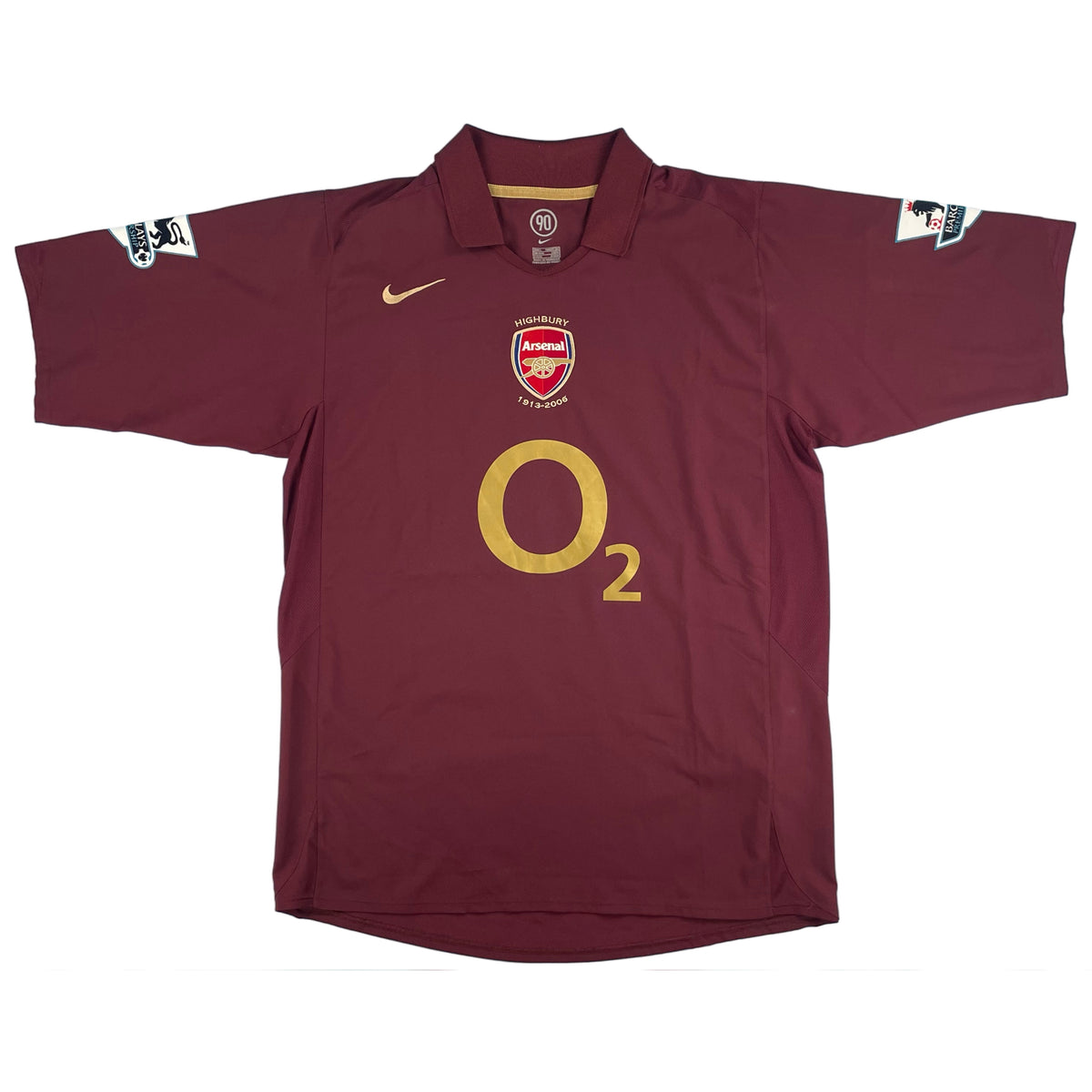 2005-06 Arsenal Thuis Shirt Henry #14 - 9/10 - (L) - Oldschool Voetbalshirts