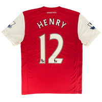 Arsenal - Home Shirt - Henry #12 - 2011/12 - Size M - 10/10