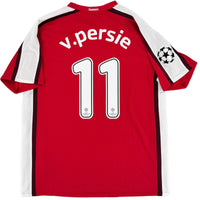 2008-10 Arsenal Thuis Shirt Van Persie #11 - 9/10 - (L) - Oldschool Voetbalshirts