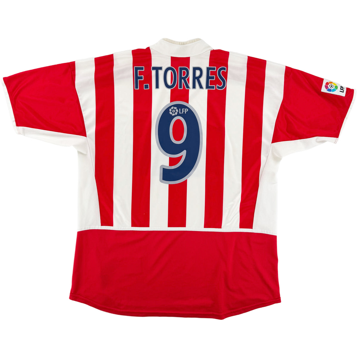2002-03 Atlético Madrid Thuis Shirt Torres - Oldschool Voetbalshirts