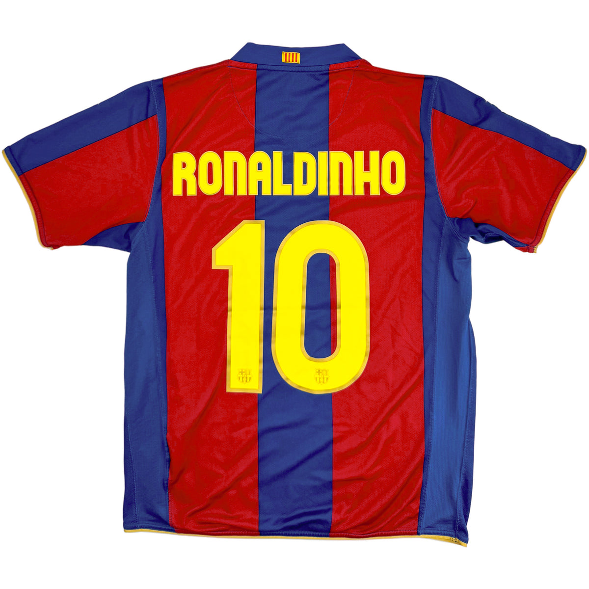 2007-08 Barcelona Thuis Shirt Ronaldinho - Oldschool Voetbalshirts